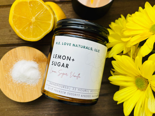 Lemon+ Sugar Luxury Scented Candle