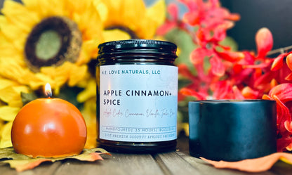 Apple Cinnamon+ Spice Luxury Scented Candle