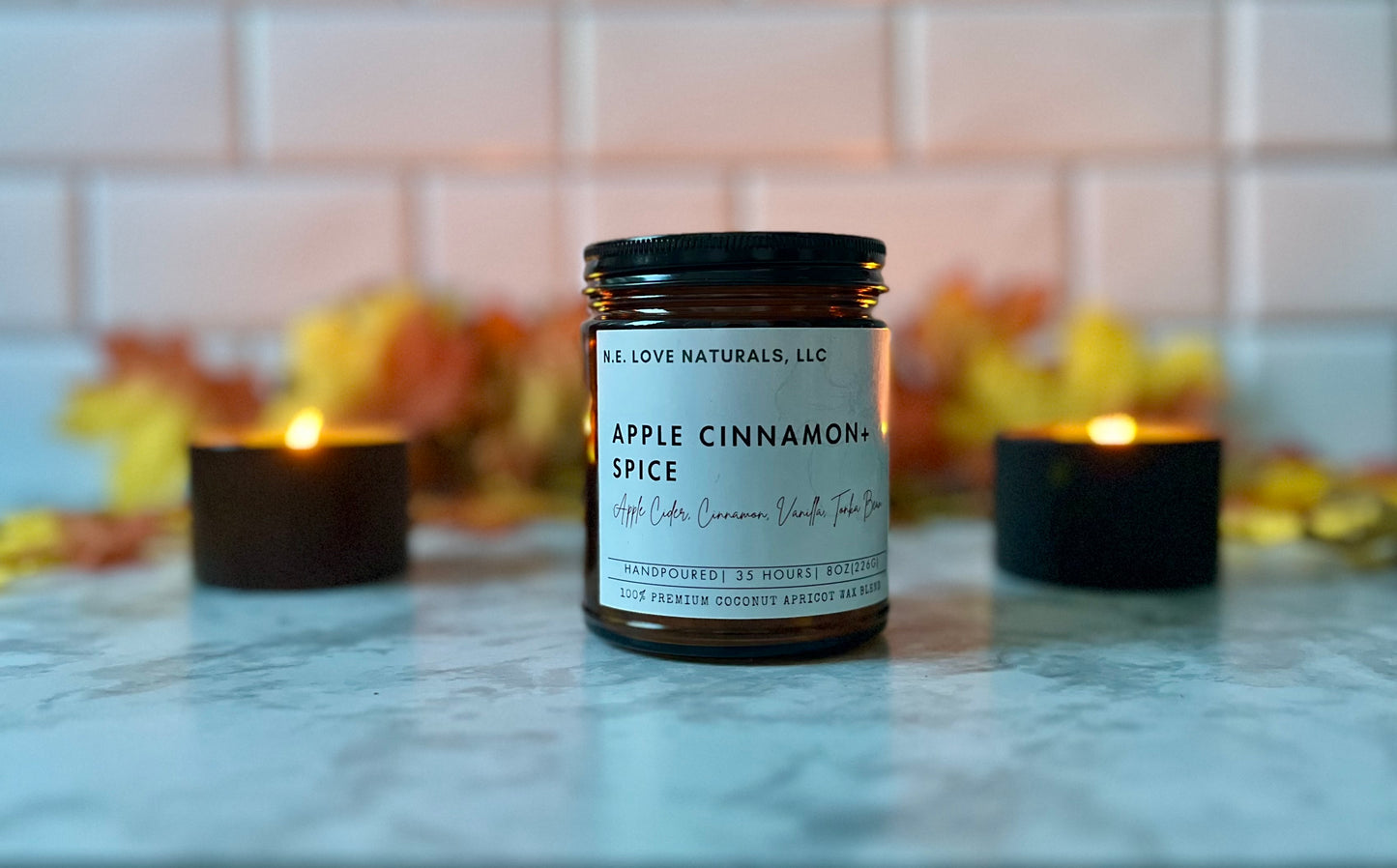 Apple Cinnamon+ Spice Luxury Scented Candle